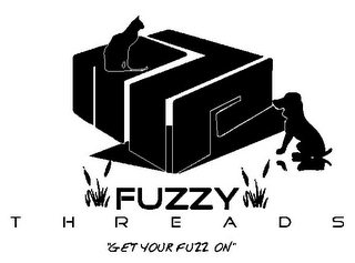FUZZY THREADS "GET YOUR FUZZ ON" logo