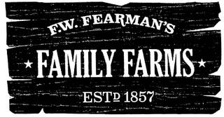 F.W. FEARMAN'S FAMILY FARMS ESTD 1857 logo