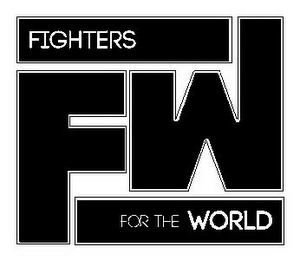 FW FIGHTERS FOR THE WORLD logo
