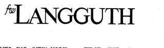 FW LANGGUTH logo
