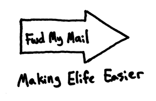 FWDMYMAIL, MAKING ELIFE EASIER logo