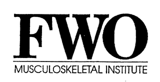 FWO MUSCULOSKELETAL INSTITUTE logo