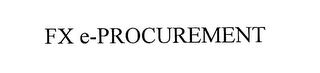 FX E-PROCUREMENT logo