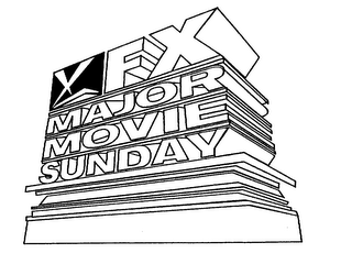 FX MAJOR MOVIE SUNDAY logo