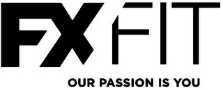 FXFIT OUR PASSION IS YOU logo