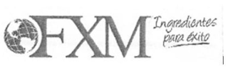 FXM, INGREDIENTES PARA ÉXITO logo