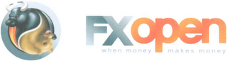 FXOPEN WHEN MONEY MAKES MONEY logo