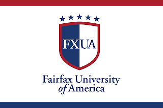 FXUA FAIRFAX UNIVERSITY OF AMERICA logo