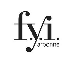 F.Y.I. ARBONNE logo