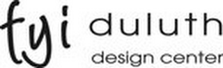 FYI DULUTH DESIGN CENTER logo