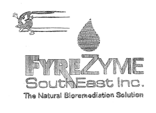 FYREZYME SOUTHEAST INC. THE NATURAL BIOREMEDIATION SOLUTION logo
