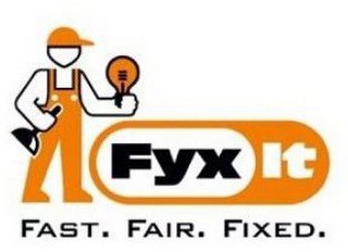 FYX IT FAST. FAIR. FIXED. logo