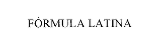FÓRMULA LATINA logo