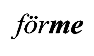 FÖRME logo