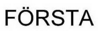 FÖRSTA logo