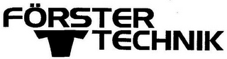 FÖRSTER TECHNIK logo