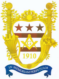 G 1910 IN MEMORIAM PERPETUAM logo