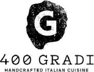 G 400 GRADI HANDCRAFTED ITALIAN CUISINE logo