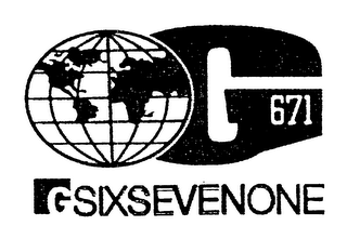 G 671 GSIXSEVENONE logo