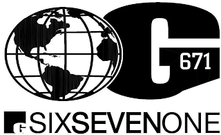G 671 GSIXSEVENONE logo