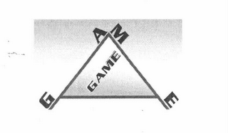 G A M E GAME logo