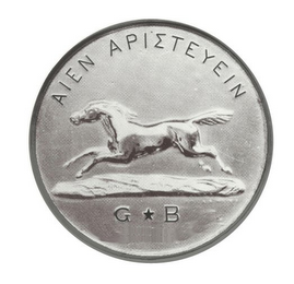 G B logo