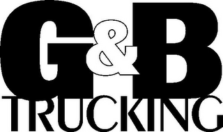 G & B TRUCKING logo