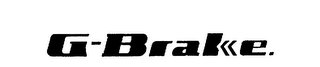 G-BRAKE. logo