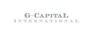 G-CAPITAL INTERNATIONAL logo