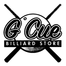G CUE BILLIARD STORE logo