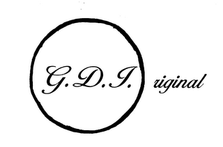 G. D. I. ORIGINAL logo
