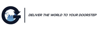 G DELIVER THE WORLD TO YOUR DOORSTEP logo