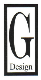 G DESIGN logo