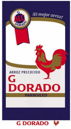 G DORADO ARROZ PRECOCIDO PARBOILED G DORADO ALC IEL MEJOR ARROZ! logo