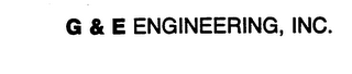 G & E ENGINEERING, INC. logo