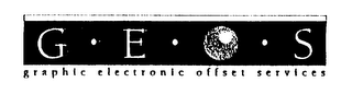 G E O S GRAPHIC ELECTRONIC OFFSET SERVICES logo