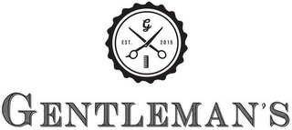 G EST. 2015 GENTLEMAN'S logo
