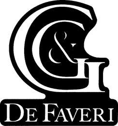 G & G DE FAVERI logo