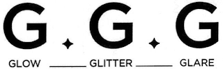 G G G GLOW GLITTER GLARE logo