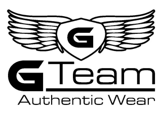 G G TEAM AUTHENTIC WEAR logo