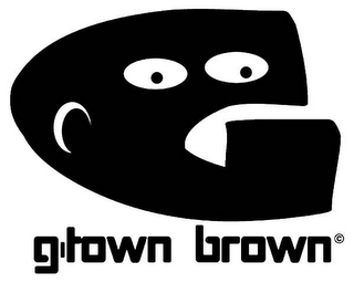 G G-TOWN BROWN logo