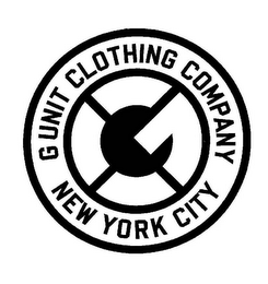 "G" G UNIT CLOTHING COMPANY NEW YORK CITY logo