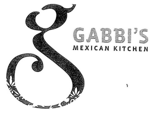 G GABBI'S MEXICAN KITCHEN logo