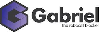 G GABRIEL THE ROBOCALL BLOCKER logo
