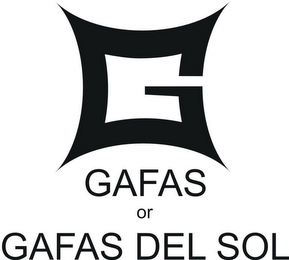 G GAFAS OR GAFAS DEL SOL logo