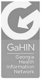 G GAHIN GEORGIA HEALTH INFORMATION NETWORK logo