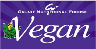 G GALAXY NUTRITIONAL FOODS VEGAN logo