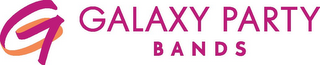 G GALAXY PARTY BANDS logo