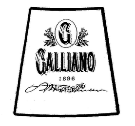 G GALLIANO 1896 logo
