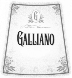 G GALLIANO logo